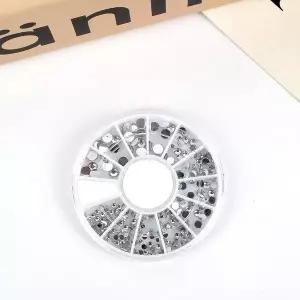 네일아트재료 데코파츠 실버큐빅 (WE2E80A)