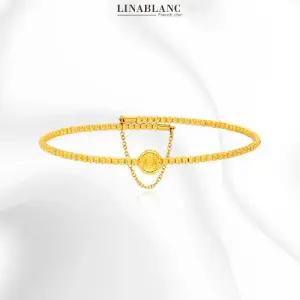 [우노카테네] 24K 솔라 컷팅볼 뱅글팔찌