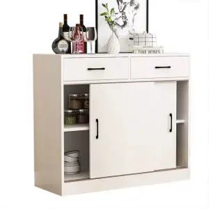 주방용 정수기 선반 커피머신 탕비실 다이 테이블 80x25x90 올화이트