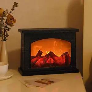 LED벽난로 램프 무드등 미니 조명 모닥불 캠핑 불멍 실내 거실 엔틱vwx523