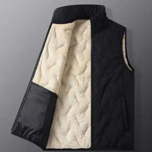 남자 패딩 조끼 경량 데일리 아우터 남성 방한 조끼 겨울 아웃도어 작업용 축열 보온 방풍 작업 등산