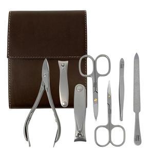 S ITSER 전문가용 7p 토피녹스 용 스테인리스 스틸 도구 매니큐어 페디큐어 세트, 네일 및 큐티클 케어를 위해 독일 솔링겐에서 수제로 제작됨