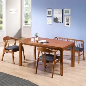 CZ279 원목 4인 벤치의자 세트 1color 착불