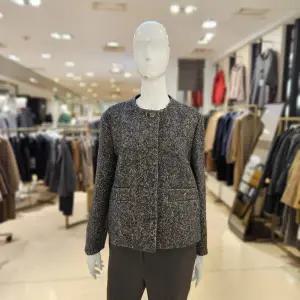 [대구백화점] [소고]울 헤링본 라운드넥 숏 코트(TK4GA15)