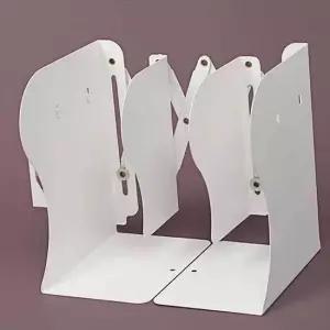 사무실 철제책꽂이 길이조절책꽂이선반 책상위 책상용 길이조절책꽂이선반 칸막이 책상용 책상위