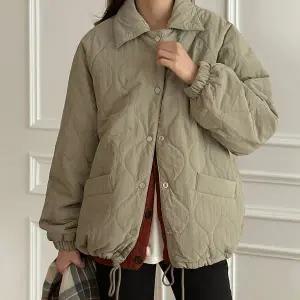 [공구우먼] 멜로체 카라 퀄팅 패딩 점퍼 84632 빅사이즈 여성의류