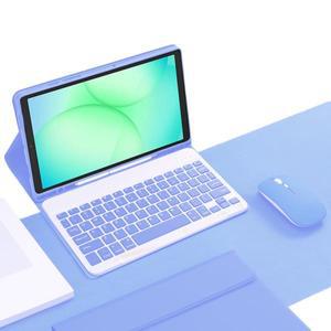 삼성 갤럭시 탭 A11 8.7인치 SM-X133 SM-X135용 키보드 케이스, 펜슬 슬롯 스탠드 커버 태블릿