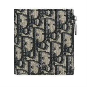 MUST IT_디올 반지갑 베이지 블랙 Dior Oblique 자카드 2ESBC339YSE_H27E