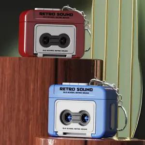 카세트 키링 레트로 오디오 열쇠고리 스마트 키링 자동차 악세사리 마이마이 녹음기 휴대용 이어폰 미니