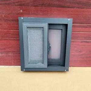 테이크아웃 유리 슬라이딩 창호 창문 화장실 단열 주문제작 미포함 알루미늄 상하 맞춤 블랙