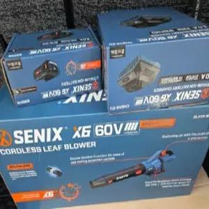세닉스 코리아 X6 60V 충전 무선 대포송풍기 3.0Ah 배터리세트 한국정식 공구왕황부장