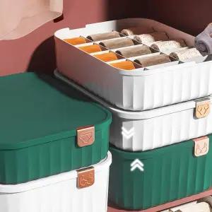적층형 플라스틱 수납 정리함 다용도 리빙박스 보관함