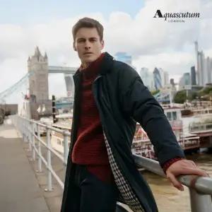 아쿠아스큐텀 25FW 남성 헝가리구스 발마칸 다운코트