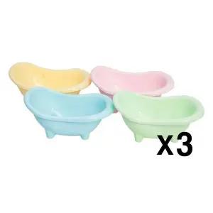 [콩심팥심]햄스터 욕조 X3개(랜덤) 개방형 목욕하우스 화장실