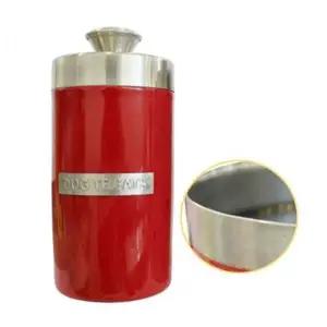 [콩심팥심]간식통 레드 애견간식통 펫전용 약9x22x17cm