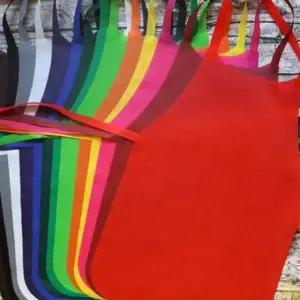 위생 앞치마 부직포 성인용 100장 음식점 식당 레드 62x42