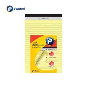 3P 메모 127X203mm LP127Y 리갈패드 노랑 스티키