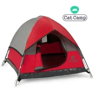 고품질 TC 캣캠프 캣텐트 레드-고양이하우스 강아지집 강아지집 ...