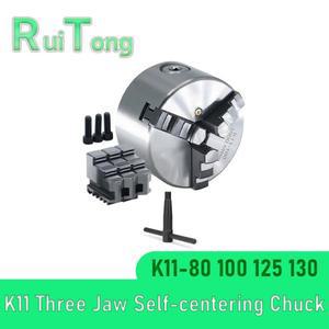 K11 80 100 125 160 200 250 130 선반 척 100mm Sanou 4 조 셀프 센터링 척 4'' 소형 L용 스크롤 척