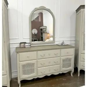 메종드다채로움 VDCRO 2506 V베르사유 라탄 드레스 엔틱 서랍장 수납장 160