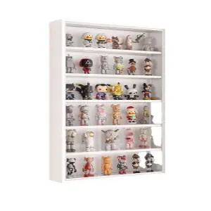 투명 아크릴 피규어 장식장 진열대 쇼케이스 벽걸이