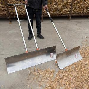 스테인리스 넉가래 바퀴달린 거름 비료 삽 제설삽