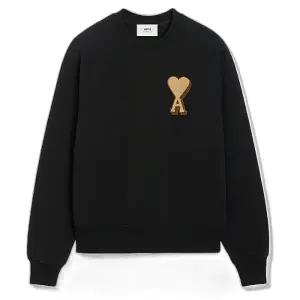 [아미] 남성 빅하트 로고 스웨트 셔츠 블랙 USW771747 001