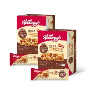 켈로그 에너지바 더커진 크런치넛 40g X 12개입 2박스