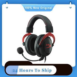 하이퍼엑스 클라우드 II 게이밍 헤드셋 Hi-Fi 7.1 서라운드 사운드/탈착식 마이크/USB 사운드 카드 PC PS 2