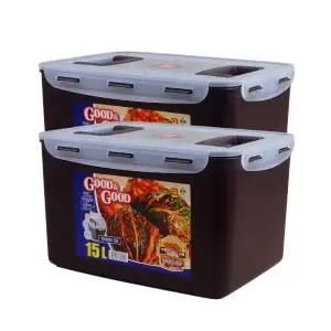 굿앤굿 lg 엘지 삼성 비스포크 딤채 호환 김치 냉장고 김치통 스탠드형 통 15L