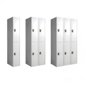 가구산책 철재 락커 2인용 2단 캐비넷 사무용 락카 간이옷장 R212