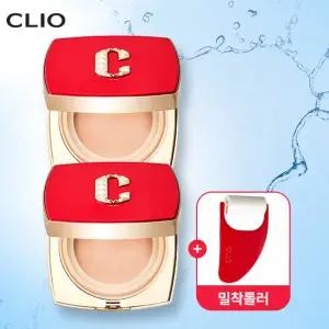 [클리오] 올뉴마그넷팩트 (레드케이스23호) 본품 2+ 밀착롤러 (레드)