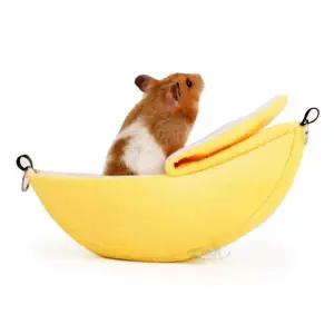 해먹 햄스터용 침대 케이지 꾸미기 바나나 소형