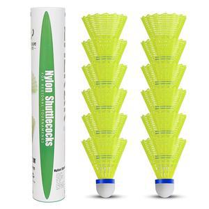 안정성과 내구성이 뛰어난 ZHENAN 12팩 페더 배드민턴 셔틀콕,