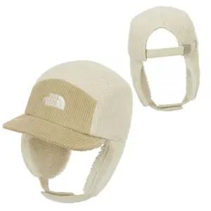 [매장판] 노스페이스 키즈 모자 귀달이 고소모 코듀로이 이어머프 캡 크림 NE3CR54S