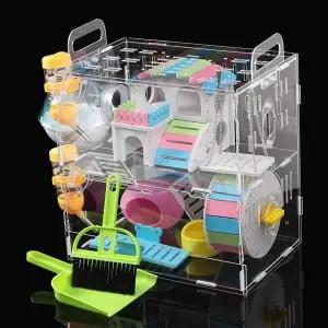 [골드스마일]햄스터 케이지 키우기 놀이기구 고슴도치집 집