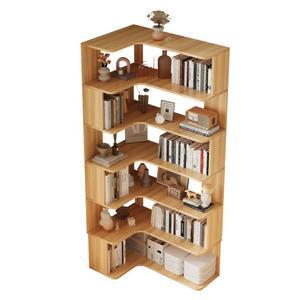 원목 코너책장 책꽂이 틈새 화이트 카페 책장 안방 우드 거실