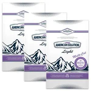 아메리칸솔루션 라이트 6kg 멀티캣 로키플러스 x 3개 고양이모래