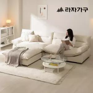 라자가구 플러피 워셔블 캐시미론 4인 소파