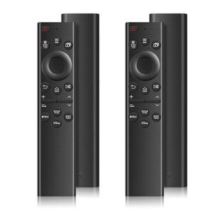 삼성 스마트 TV용 교체 리모컨 2종, 2018년부터 2024년까지 모든 프레임 LED QD Neo QLED 4K HDR TV와 호환, 범용 IR 제어, 음성 없음, 4개의 바로 가기 버튼