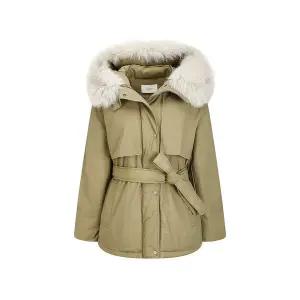 [JJ지고트](의정부점)폭스퍼 후드 코튼 구스다운 점퍼 (GPBA2PD301)