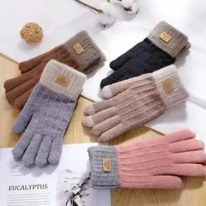 여성 니트 장갑 방한 스마트폰 터치 여성 겨울 장갑 여자 토시