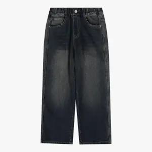 [대구백화점] [유솔(USALL)]기모 사이드 워싱 와이드 데님(ULTJ25TZ1)