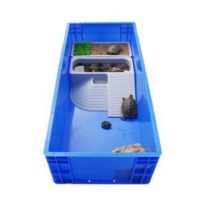 플라스틱 거북이 수조 대형 40cm 키우기 다층 다양한사이즈 80x40x40cm 프라베