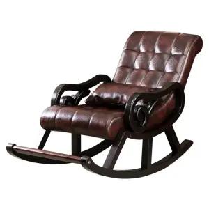 엔틱 흔들의자 레트로 원목 인테리어 체어 감성 라탄