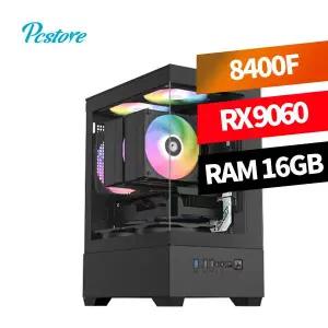 피씨스토어 AMD 라라랜드 게이밍PC 8400F RX 9060 (16GB, M.2 500GB)