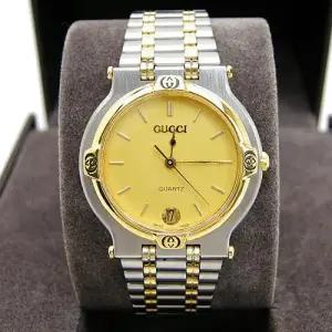 골드 콤비 GG로고 9000M 중형 시계