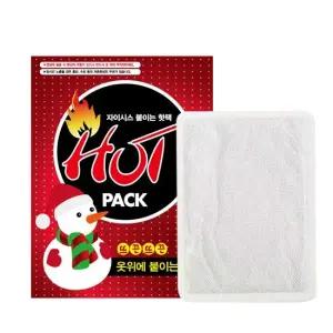 [라라데이빗] 자이시스 붙이는 핫팩 100매 손난로 찜질핫팩