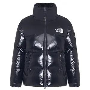 [노스페이스] 매장판 여성 화이트라벨 노벨티 눕시 다운 패딩 A-FIT RDS 블랙 NJ1DR81J