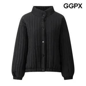 [GGPX] 세로 퀼팅 하이넥 패딩 점퍼 (GPBJP004F)